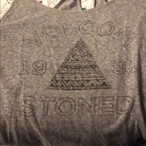 Volcom twist back tank top